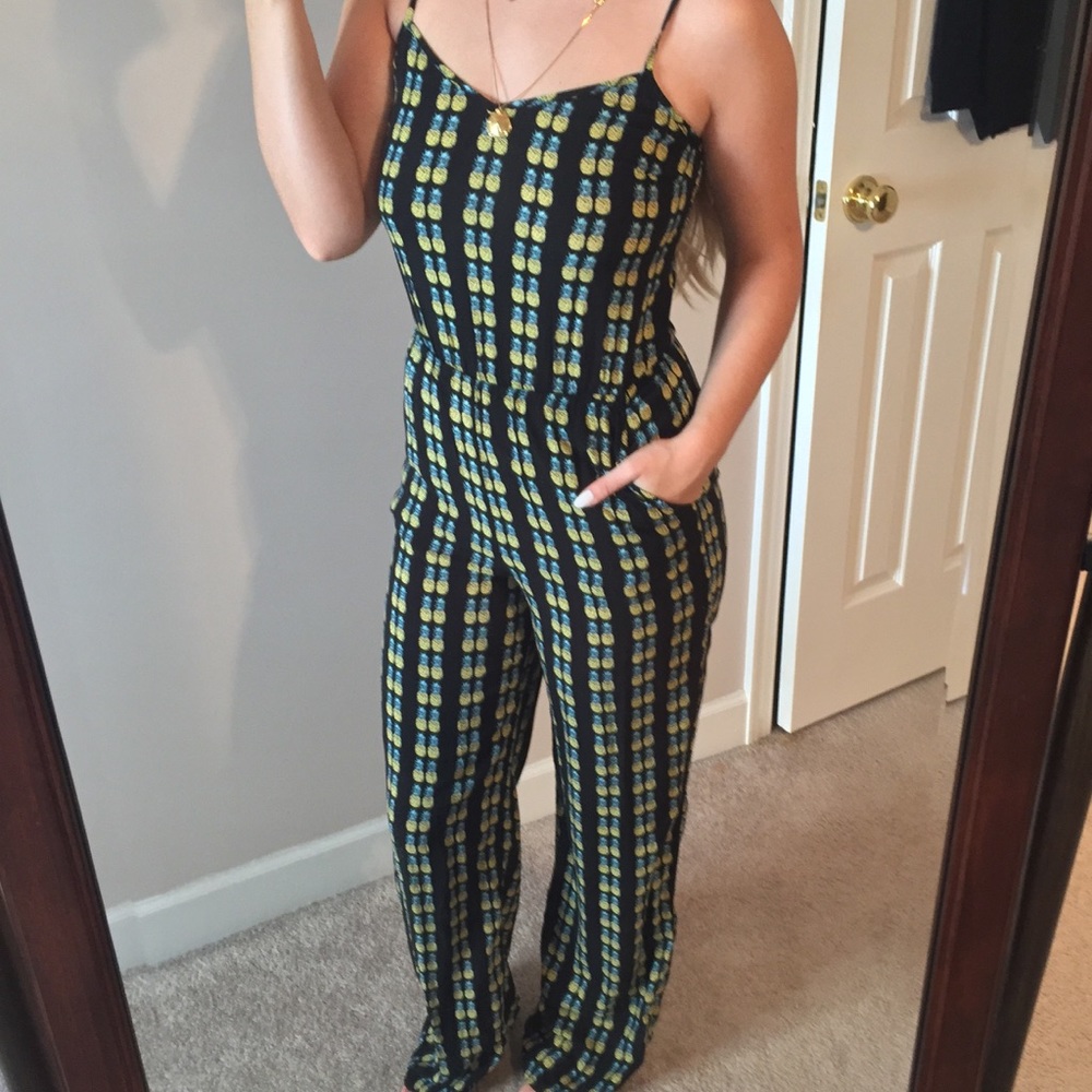 Pineapple Printed Jumpsuit